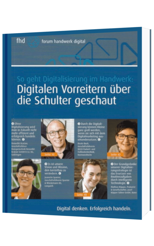 Cover Buch Digitalen Vorreitern über die Schulter geschaut