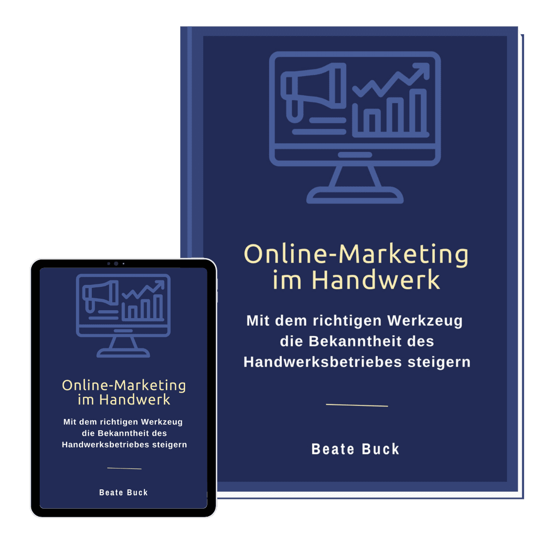 Cover vom Buch Online-Marketing im Handwerk