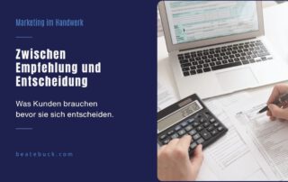 Beitragsbild Zwischen Empfehlung und Entscheidung