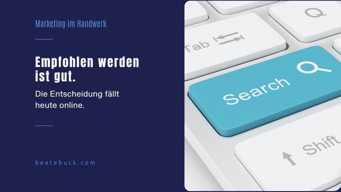 Beitragsbild zu Empfohlen werden ist gut